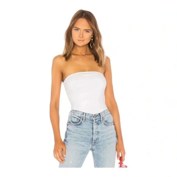 superdown Ally Tube Bodysuit in White New Large‎ - Picture 6 of 11